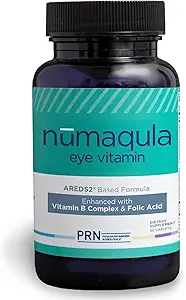 PRN nūmaqula Eye Vitamins - 90 Capsules, 30 Günlük Supply - AREDS2-Based Eye Supplements with Lutein, Zeaxanthin, B Kompleks & Vitamin E for Advanced Macular Support