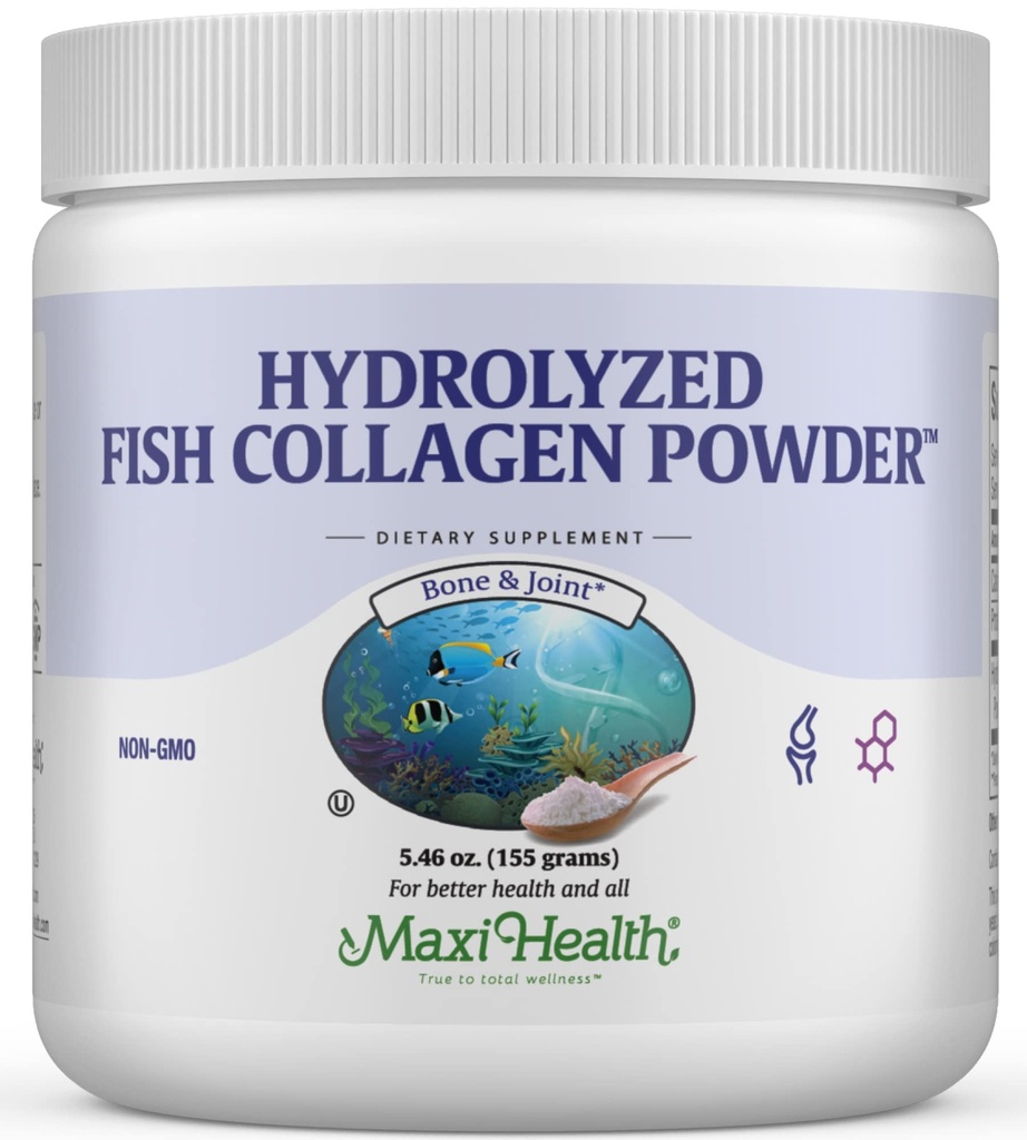 Maxi Health Collagen Nail Toz – Tip I Unflavored Marine Toz Collagen for Women & Men - Wild-Caught Protein Supplement for Commons, Skin, Hair & NailNails (5.46 oz)