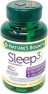 Nature's Bounty Sleep3 10mg. Melatonin, 120 Tablet