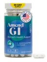 Amend GI All-Natural Stomach Health Support 60 Capsules - Stresli Ulcer Belirtileri için Nutraceutical - Asyatica Extract & CM Chitosan