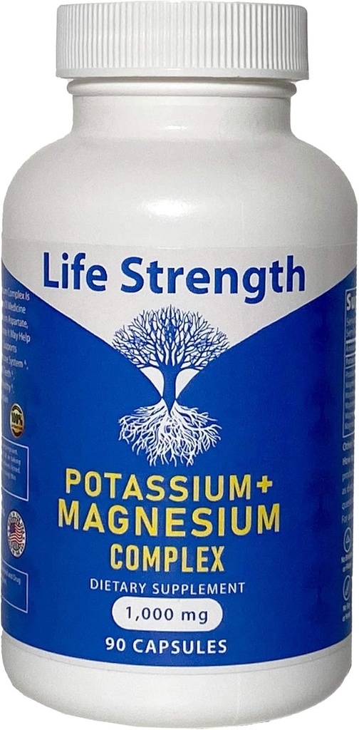 Life Strength P properties & Magnezyum Kompleksi ile Aspartate, Glycinate, Gluconate & Citrate - 1000 mg (90 Capsules) Doktorlar Tasarlandı ve Özel Düzenlemeler