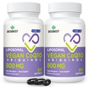 Liposomal Ubiquinol CoQ10 800 MG Softgel, High Abxia CoQ10 Ubiquinol Supplement, Active Coenzyme Q10 800 mg, Heart & Brain Function, Energy Production, 120 Vegan Softgels