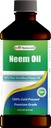 En İyi Doğallar% 100 Pure Neem Oil, 100% Cold Pressed ve Unrefined - 16 OZ (1 Şişe)
