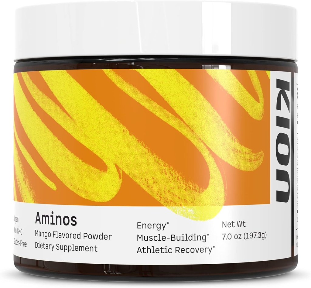 Kion Amino Asits Toz - Amino Asit Beslenme Supplements, Amino Enerji Caffeine, EAAs Amino Asits Toz, BCAA EAA - 30 Hizmet