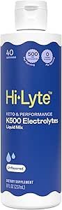 Merhaba-Lyte Keto & Performans K500 Elektrolytes Unflavored Liquid Mix, 30 Hizmet