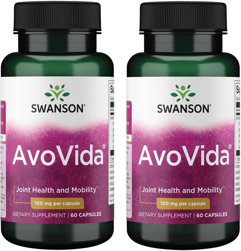 Swanson Avovida 100 Milligram 60 Capsules (2 Pack)