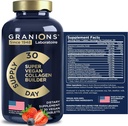Vegan Collagen Supplements for Women and Men - Plantive Collagen Boost Tabletleri - Beauty Branson Vegan Biotin, Hyaluronic Asit, Amino Asits, Organik Collagen Peptides - 30 Collagen Vegan Pills