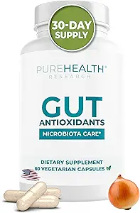 Gut Health Flavonoids Supplements - Gut Cleanse & Restore Good Digestion - Antioksi Supplement with Berberine, Ginger, Quercetin - Gut Introduction to Balance and Support Digestion - 1 Şişe