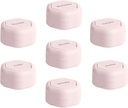 Cadence Seyahat Konteynerleri - Pill Case Set - Manyetik Seyahat Capsules,Daily Tıp Pills, Supplements, & Vitamins - 7 Flex Smalls (0.56oz) Haftalık Pill Organizer - Petal