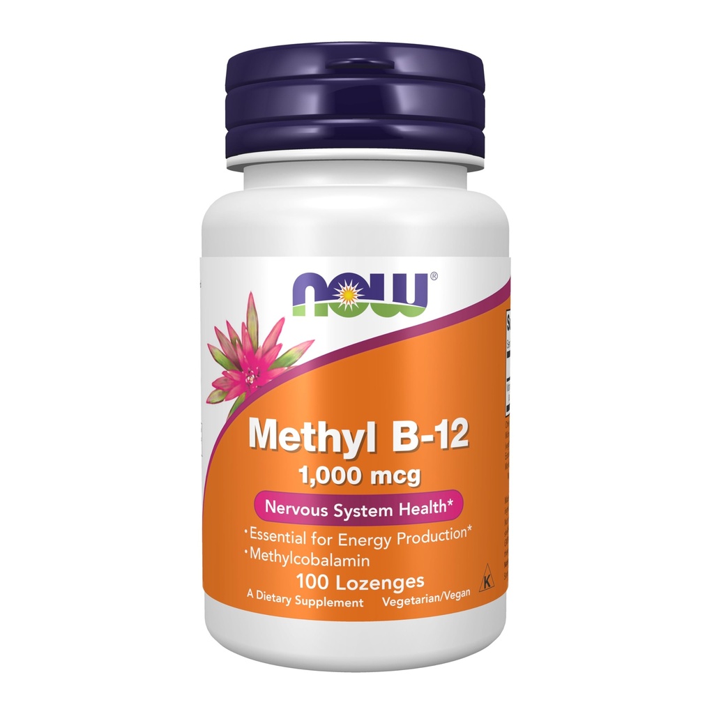 Şimdi Tamamlar, Methylcobalamin (Methylcobalamin) 1000 mcg, Nervous System Health*, 100 Lozenges