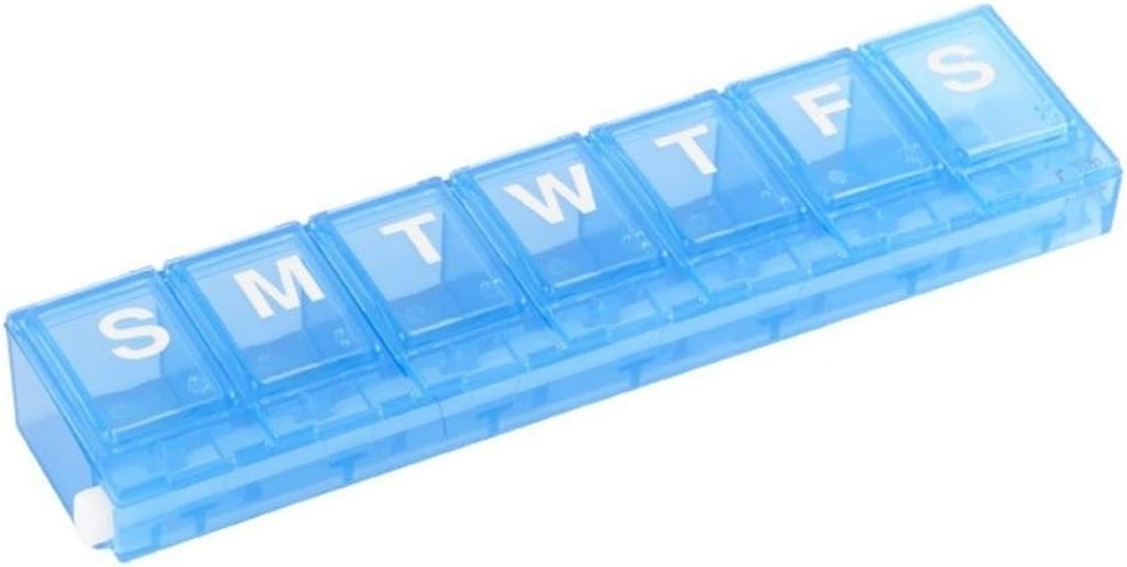 EZY DOSE Weekly (7-Day) Pill Case, Medicine Planlayıcı, Vitamin Organizer, Small Locking Karşılaştırmaları Güvenli Reçeteli İlaçlara Karşı Çalışıyor ve Kazalı Spilling'i Önlemek, Color May Vary, Faraday Free Case, Medicine Planlayıcı