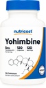 Nutricost Yohimbine HCl 5 mg, 120 Capsules - Gluten Free and Non-GMO