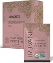 Truvani Vegan Pea Protein Toz | Vanilla Chai | 20g Organik Bitki Temel Protein | Tek Hizmet Seyahat Paketleri | 10 Hizmet | Keto | Gluten & Dairy Free | Low Carb | No Ek Olmayan Şeker