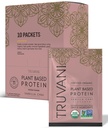Truvani Vegan Pea Protein Toz | Vanilla Chai | 20g Organik Bitki Temel Protein | Tek Hizmet Seyahat Paketleri | 10 Hizmet | Keto | Gluten & Dairy Free | Low Carb | No Ek Olmayan Şeker