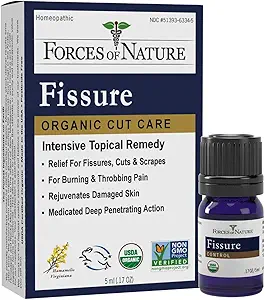 Forces Of Nature – Natural, Organic Fissure Care (5ml) Non GMO, No Normful Chemicals –Soothe & Relieve Burning, Throbbing, Stinging, Ichy, Bleeding Tisue που προκαλείται από τις ρωγμές ή αιμορροΐδες