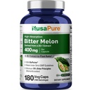 NusaPure Bitter Melon, 400 mg, 180 Veg Caps (Non-GMO, Vegan)