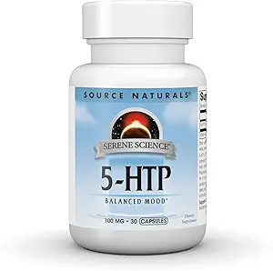 Source Naturals Serene Science 5-HTP, Dengeli Mood* 100 mg - 30 Capsules