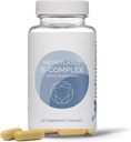 InfiniWell Methylated B Complex - μεθυλιωμένη πολυβιταμίνη με Βιταμίνες Β - Υψηλής ισχύος, Ενεργές Μορφές για το Νευρικό Σύστημα, Ανοσοποιητικό & Επινεφριδιακή Υγεία - Προωθεί Υγιεινή Μεθυλίωση (90 Κάψουλες)