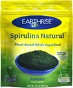 Dünyarise Spirulina Natural Toz 32oz, Doğal Premium Spirulina Kaliforniya- Vegan, Gluten Free, Keto Friendly, Non -GMO Super Food yüksek in Vitamins & Minerals. (2 LB)