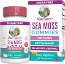 MaryRuth Organics Gummies Sugar Free, İrlandalı Deniz Moss ile Gut Health için Made with Irish Sea Moss for Gut Health and Immune Support Consumerted for Yetişkinler and Kids Ages 4+ Vegan Non-GMO Gluten Free | 60 Count