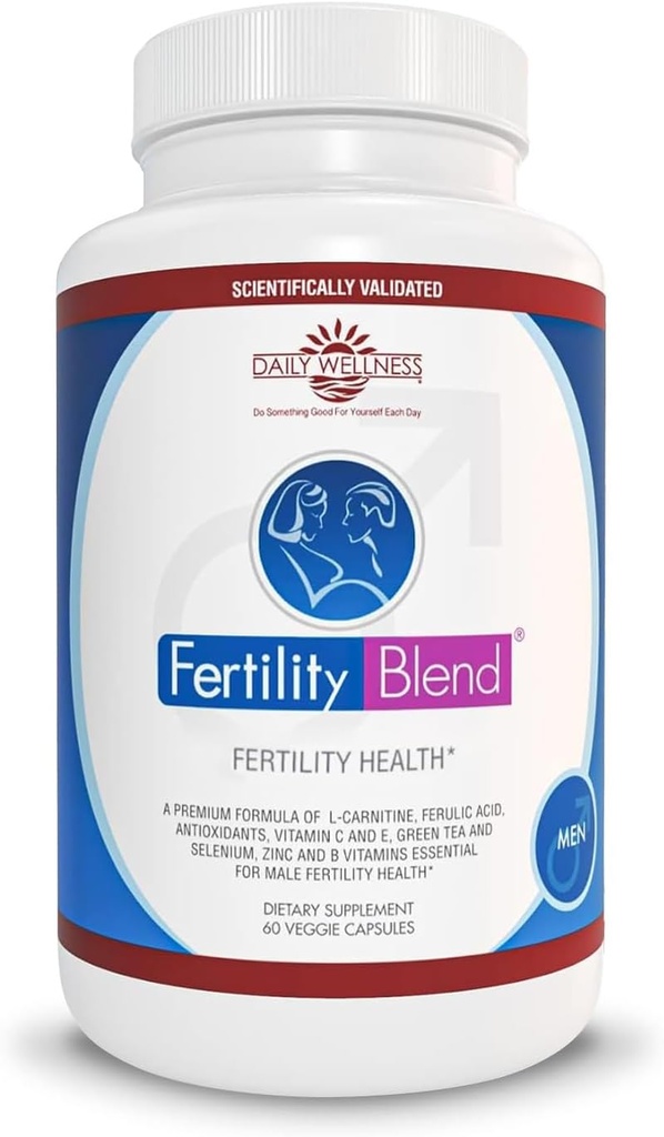 Erkekler için Günlük Sağlık - Erkek Ferttitude Supplements, Vitamin Pls - Erkek Kont Onun için Pre-Conception - Erkekler için Fertness Supplements - 60 Capsules, 1 Pack