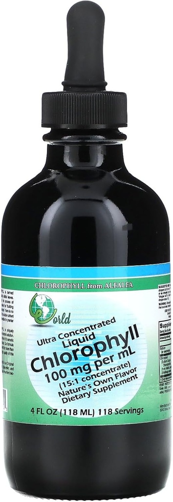 DÜNYA ORGANIC Liq Chlorophyll 15:1 Yoğunluk, 0.02 Pound