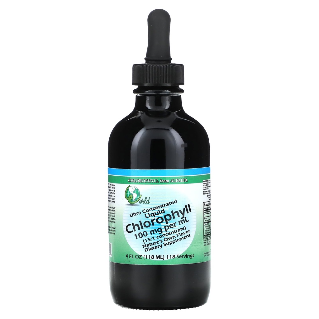 DÜNYA ORGANIC Liq Chlorophyll 15:1 Yoğunluk, 0.02 Pound