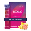 Microbiome Labs MegaPrebiyotik Fiber Toz Kadınlar için, Erkekler ve Çocuklar - Pre-Dosed Prebiyotik Fiber Supplement Toz Klinik Olarak Test Edilmiş Oligosaccharides - Pinele Orange Guava (30 İç Paketler)
