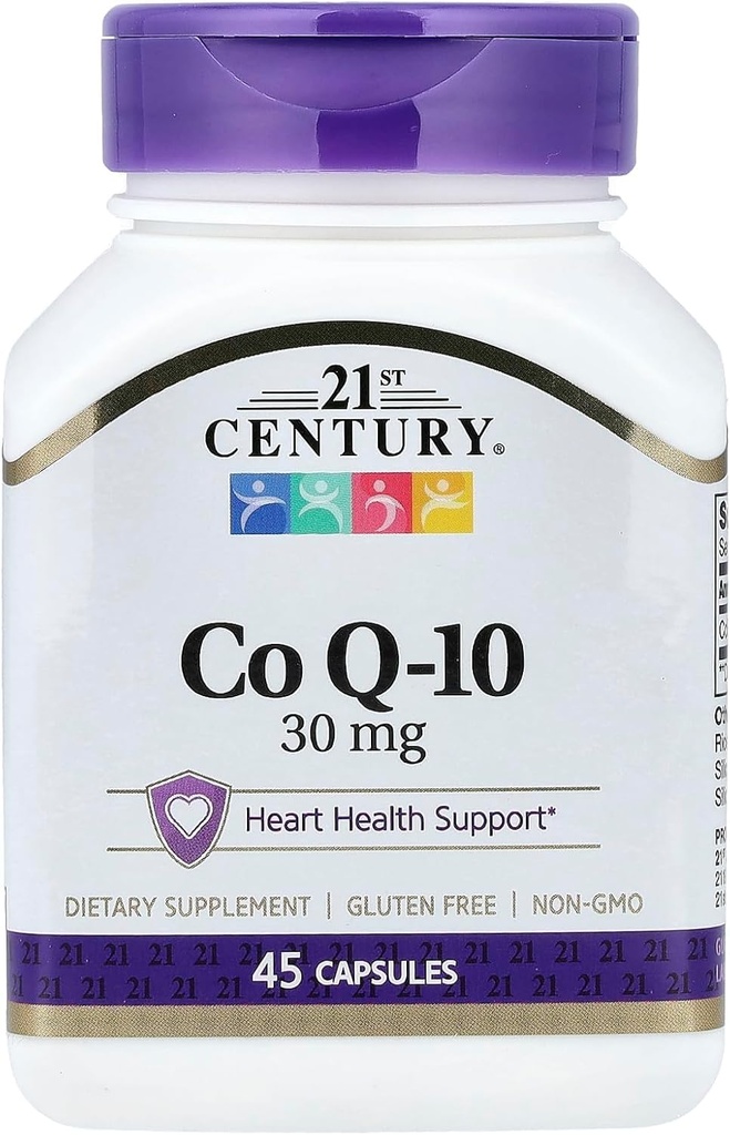 21. Yüzyıl Co Q10 30 mg Capsules, 45 Kont (21341)