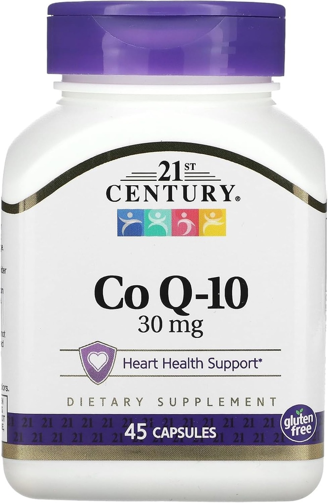 21. Yüzyıl Co Q10 30 mg Capsules, 45 Kont (21341)