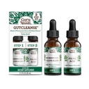 GuruNanda Gutcleanse 2-Step Kit - Συμπλήρωμα διατροφής για να βοηθήσει με την πέψη - Blend Fulvic Acid, Wormwood, Clove & Neem Extract, 2x1 FLOz