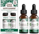 GuruNanda Guttese 2Adım Kit - Diyetsel Supplement to Help with Digestion - Fulvic Acid, Wormwood, Clove & Neem Extract, 2x1 FlOz