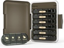 Haftalık Pill Organizer 4 Times a Day, 7 Day Pill Box 4X, Seyahat Pill Case for Pills /Vitamin / Fish Oil /Medication /Supplements (4x7 Black)