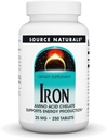 Source Naturals Iron, Amino Acid Chelate - Diyetsel Supplement Bu Destekler Enerji Üretimi - 250 Tablet