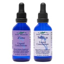Eidon Ionic Minerals Sıvı Silica & Çinko Drops, 2 Fl Oz, Immune Health, Skin Care, All-Doğal Malzemeler, Yapay Renkler veya Preservatifler