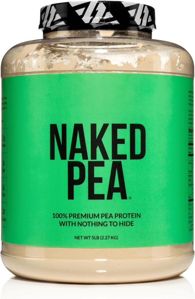 NAKED Pea - 5LB 100% Πρωτεΐνη Pea σκόνη από τη Βόρεια Αμερική Αγροκτήματα - Άγευστη Vegan Pea Protein Isolate - Φυτική Πρωτεΐνη σε σκόνη, εύκολο να Digest - 76 Σερβίρει