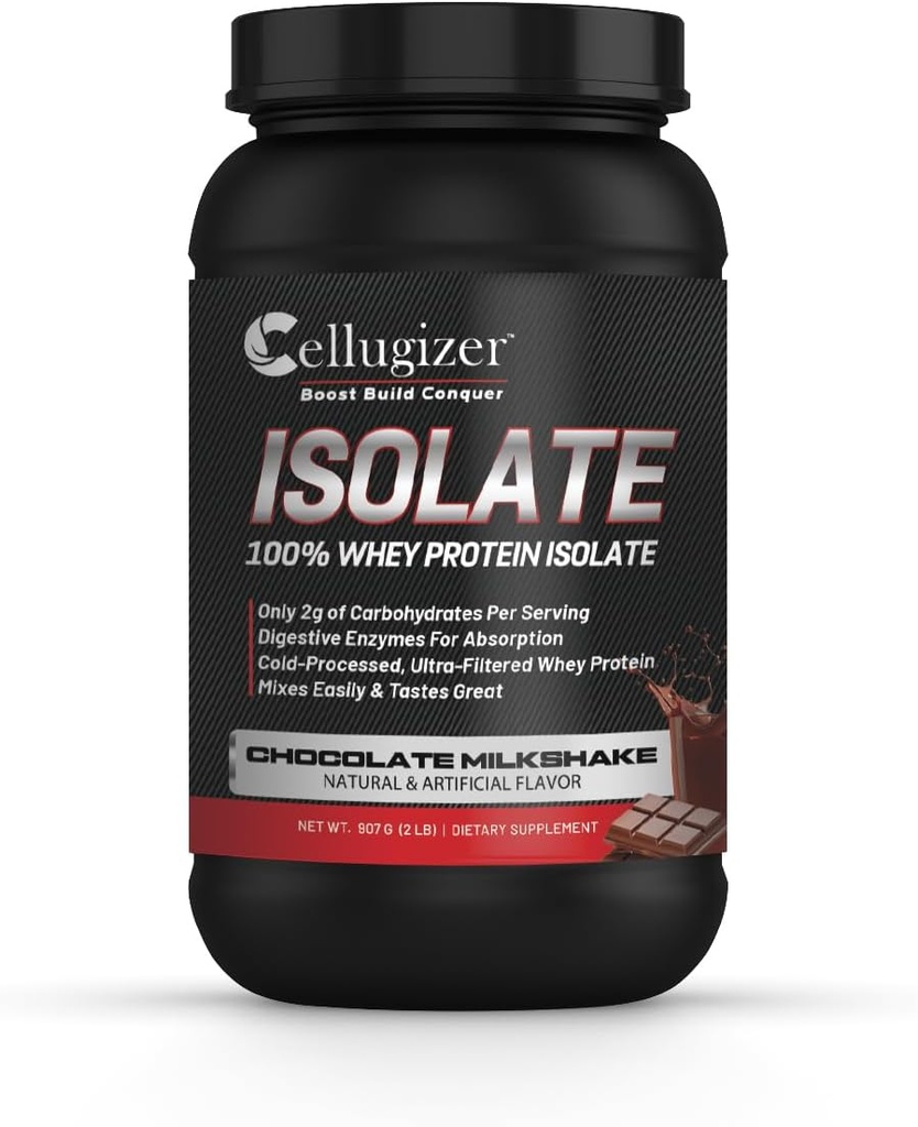 100% Whey Isolate 2lb, σοκολάτα I 25g πρωτεΐνη, γρήγορο ξύρισμα I 0g ζάχαρη, χαμηλή υδατάνθρακες
