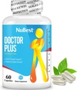 Nu Best Doctor Plus, Dolce D3, Vitamin K2 (MK7), Bone Strength, sağlıklı Bones, Immunity, Kalsiyum Max Absiyon 10+ | 60 Capsules | 1 Ay Supply