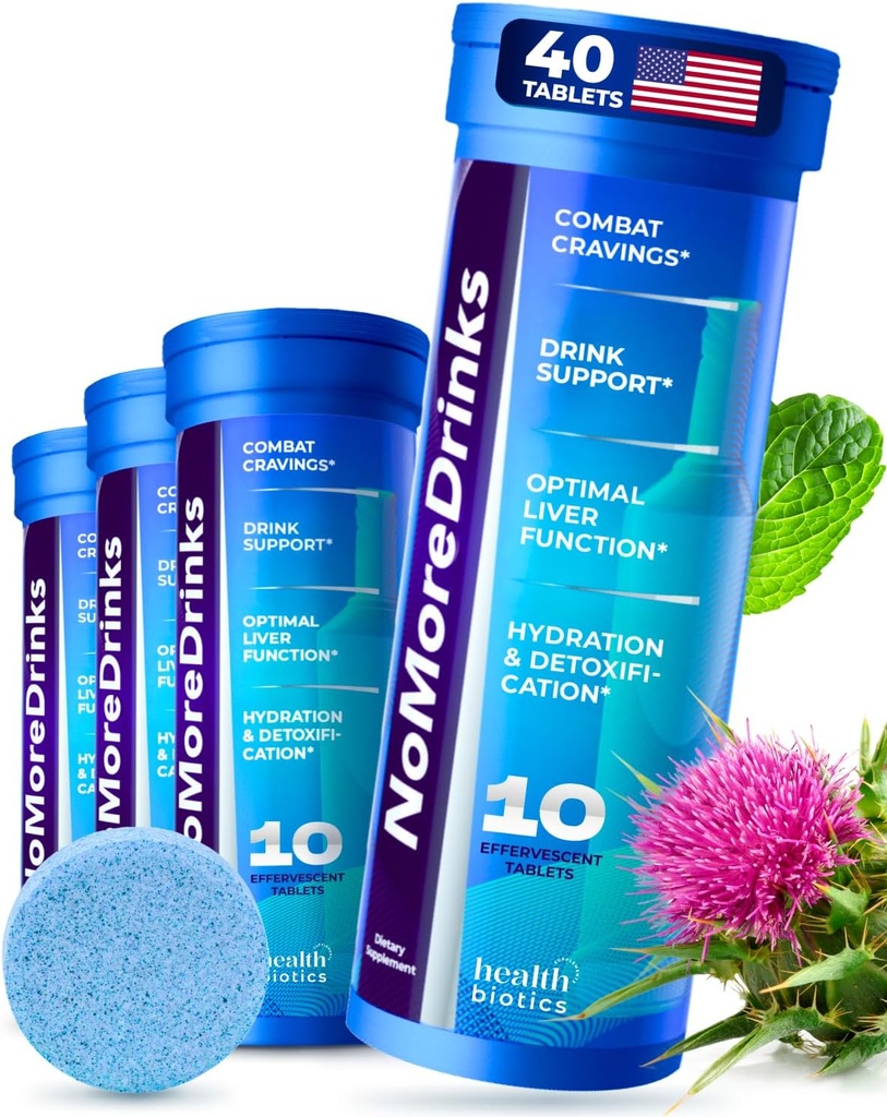 Daha fazlaDrinks Anti Alkol Craving Supplement | Liver Detox & Combat Cravings | Enerji Desteği Alkol Değişimi İçilir | Organik Süt Butle Supplement & Dandelion Root & 5HTP | (40) Energy Pills