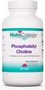 Nutricology Phosphatidyl Choline Supplement - Lecithin Capsules, Digestive Enzymes for Liver, Fat Digestion Support, Choline Supplements for Fatty Liver, 1540 mg Softgels - 100 Count