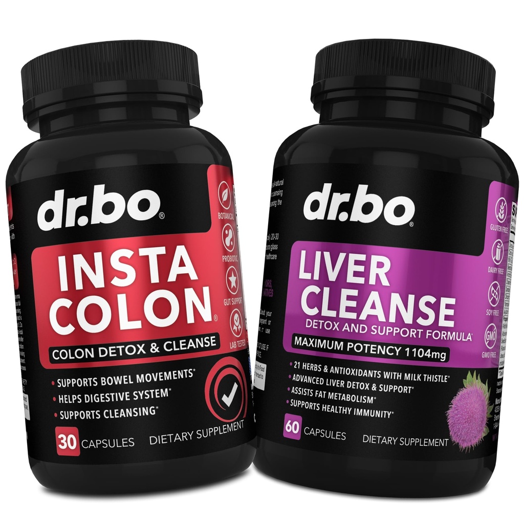 Cleanser του παχέος εντέρου Detox & Liver Cleanse - 15 ημέρα Colon Cleanse χάπια & Liver Detox συμπλήρωμα υποστήριξης γάλακτος Thittle Dandelion - Bowel Movement Συμπληρώματα για Intestinal Stomach Bloating Gut Body Flush