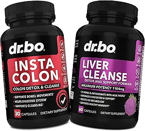 Kolon Cleanser Detox & Liver Cleanse - 15 Gün Koloni Temiz Pills & Liver Detox Desteği Tamam Süt Butle Dandelion - Bowel Hareketi Intestinal Stomach Bloating Gut Body Flush Flush Flush