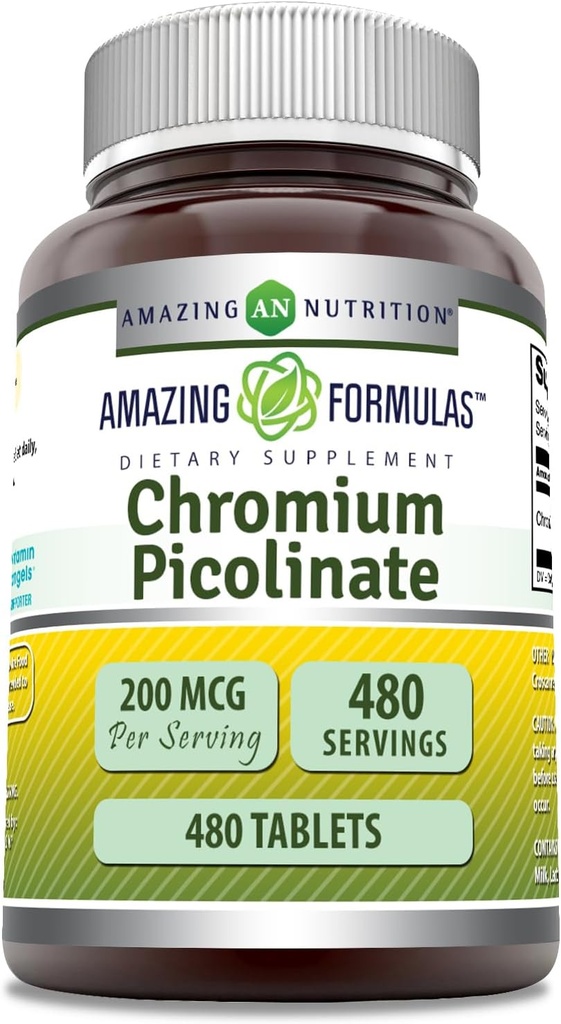 Amazing Formulas Chromium Picolinate Supplement 