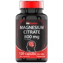 TNVitamins Magnezyum Citrate 800 MG - 120 Capsules | Two Moon Supply! | Pure Citrate Toz Capsules | Citrato De Magnesio | Non-GMO | ABD'de Üretilen!