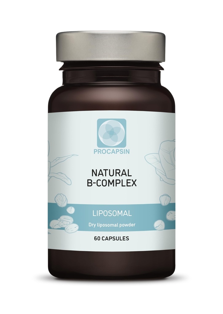 Φυσικό Liposomal B Complex Κάψουλες με Και τις 6 Σημαντικές Βιταμίνες Β (60)