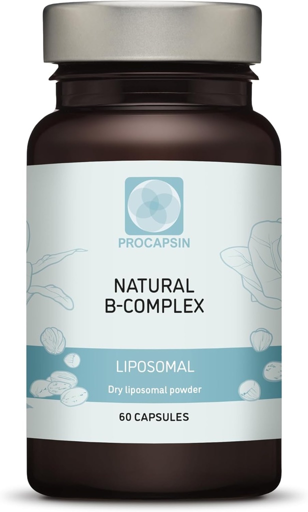 Φυσικό Liposomal B Complex Κάψουλες με Και τις 6 Σημαντικές Βιταμίνες Β (60)