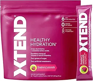 Xtend Hydration 1 Serv - Λεμονάδα σμέουρων 28pk