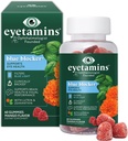 Eyetamins Blue Blocker® Eye Health - 60 Lutein Gummies - Ophthalmologist-De Developmented - Support Vision, Filter Blue Light & Help Eye Strain - Discovers Sleep, Focus Eyesight – Vegan & Non-GMO Formula