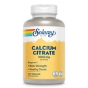 Solaray Calcium Citrate 1000mg - Chelated Calcium Supplement - Υποστηρίζει τη δύναμη των οστών και υγιή δόντια - Easy to Digest - 60-Day Εγγύηση, Vegan - 30 εξυπηρετούν, 120 VegCaps