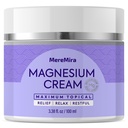 Uyku ve Muscle Relief için Magnezyum Cream: Topical Night Calming & Deep Relaxation Lotion - Restless Cramps Leg & Ortak Bakım Lotion - Lavender 3.38 Fl. Oz.